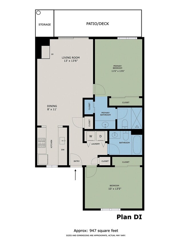 Unit 6900G 6900G floor plan